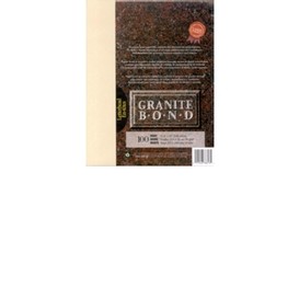 Papier granite bond pqt/100 ivoire