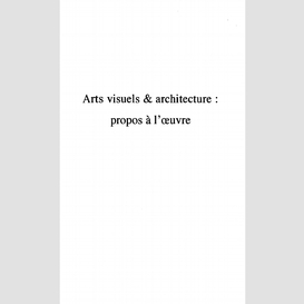 Arts visuels et architecture