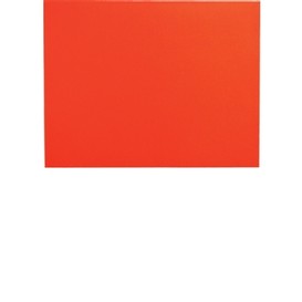 Carton fluorescent 22x28 orange