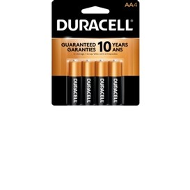 4/pqt piles aa duracell