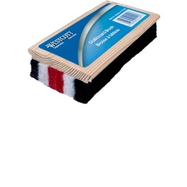 Brosse a tableau rouge-bleu-blanc