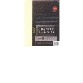 Papier granite bond pqt/400 ivoire