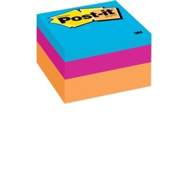 Cube post it neon 2x2 /400fles