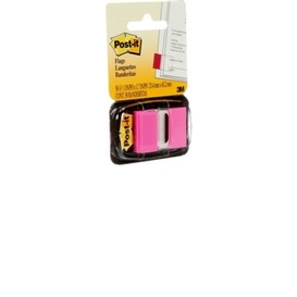 Languettes adhesives  post it rose vif