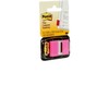 Languettes adhesives  post it rose vif