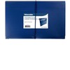 Enveloppe expansible en poly 10x15 bleu