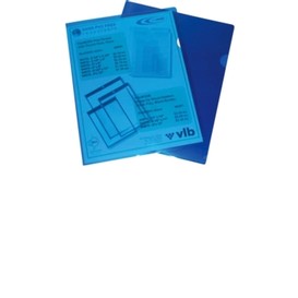 10/pqt pochette protectrice bleu 11x8.5