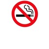Symbole defense de fumer 3x3