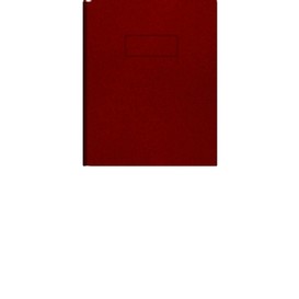 Livre composition 9.25x7.25 192 p. rouge
