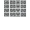 Etiquettes alpha d'oxford z 240/pqt gris