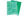 10/pqt pochette protectrice vert 11x8.5