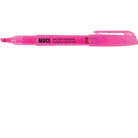 Surligneur rose genre stylo basics