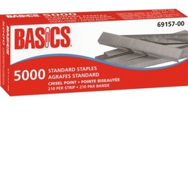 5000/pqt agrafes standard 1/4 basics