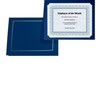 5/pqt porte-certificats bleu marine