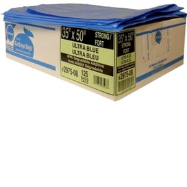 125/bte sac ordure 35x50 bleu resistant