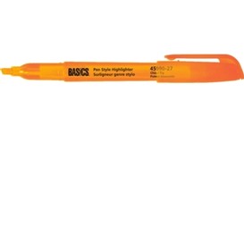 Surligneur orange genre stylo basics