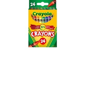 24/pqt crayon cire regulier crayola