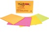 4/pqt post-it 8x6 super colle neon ass