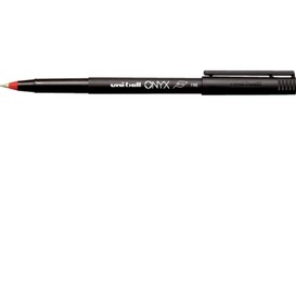 12/bte stylo bille roul rouge .7mm onyx