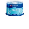 Cd-r 52x 80m 700mo verbatim pivot de 50