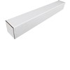 10/pqt tube exp carre 25x3 blanc