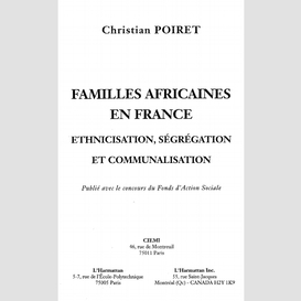 Familles africaines en france