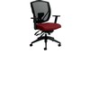 Fauteuil ibex maile multimecanisme rouge