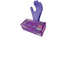 Gants d'examen blurite moyen 100/bte