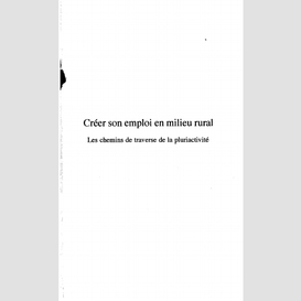 Créer son emploi en milieu rural