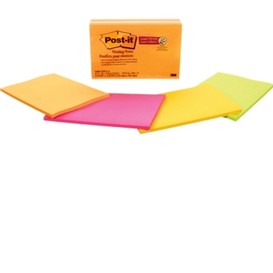 Notoc ligne post-it 6x4 elec 8/pqt