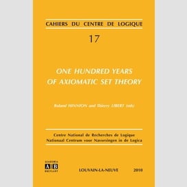 One hundred years of axiomatic set theory