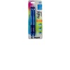 2/pqt stylo eff retr gel fin bleu frixio