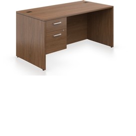 Bureau 60x30uf cerisier hiver