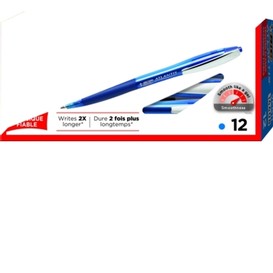 12/bte stylo retr med bleu glide