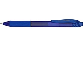 12/bte stylo retr gel 1.0mm bleu energ x