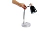 Lampe del puck 3w arg/noir