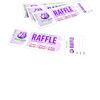 Billet avec coupon detachable blanc