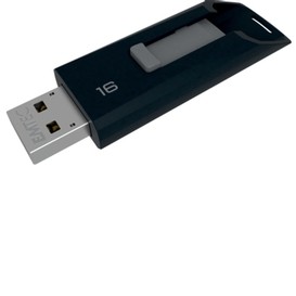 Cle usb 2.0 slide 16go noir emtec