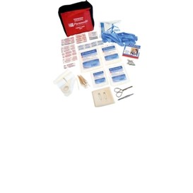 Trousse 1er soins rouge 150pces/tr