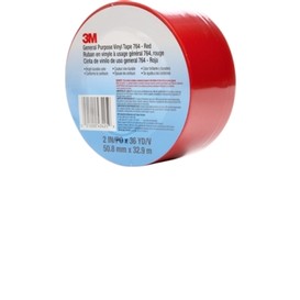 Ruban vinyle 2 po rouge