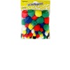 Pompoms decor. varies, 100/pqt