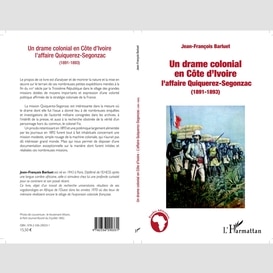 Un drame colonial en côte d'ivoire