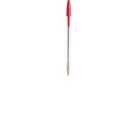 12/bte stylo bic moyenne rouge