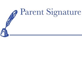 Timbre parent signature trodat