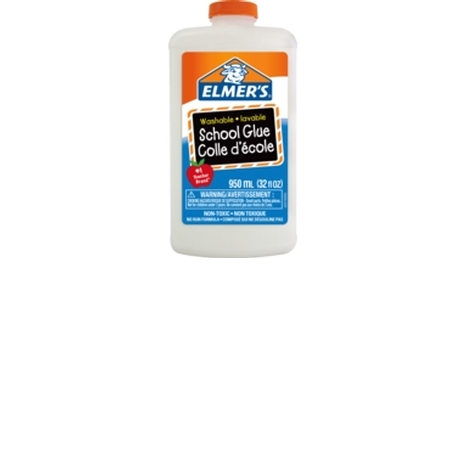 Elmer's Colle lavable pour l'école, 225ml Colle scolaire lavable