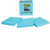 5/pqt post-it 3x3 450 fles/bloc bleu