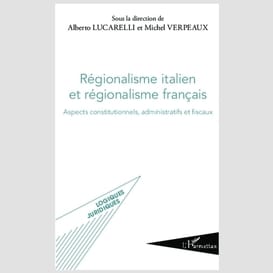 Régionalisme italien et régionalisme français