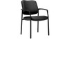 Fauteuil d'invite eor cuir noir