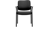 Fauteuil d'invite eor cuir noir