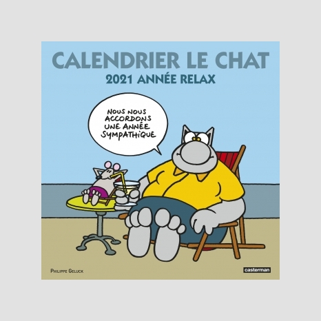 Calendrier Le Chat 21 Annee Relax Pratique Librairies Boyer